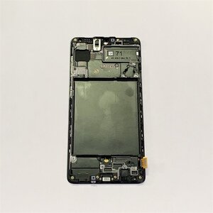 Màn hình Samsung A71/A715 Oled 2iC liền khung ĐEN loại giọt nước phôi nhỏ (có vân tay)