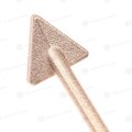 Tam giác đồng gắn tay hàn hỗ trợ tháo ic, hàn nhựa (bộ 2 chiếc)