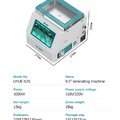 Máy ép kính kèm hấp 9.5in UYUE X2s