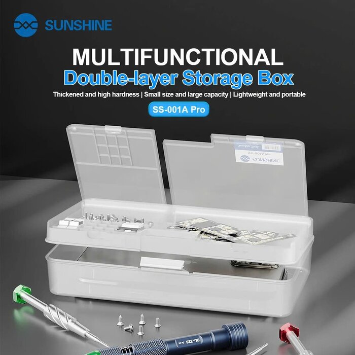 Hộp nhựa 2 tầng để dụng cụ tháo máy SUNSHINE SS-001A Pro