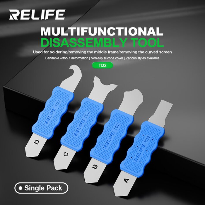 Thanh quệt thiếc, cậy connect, tháo màn hình 2 đầu RELIFE TD2