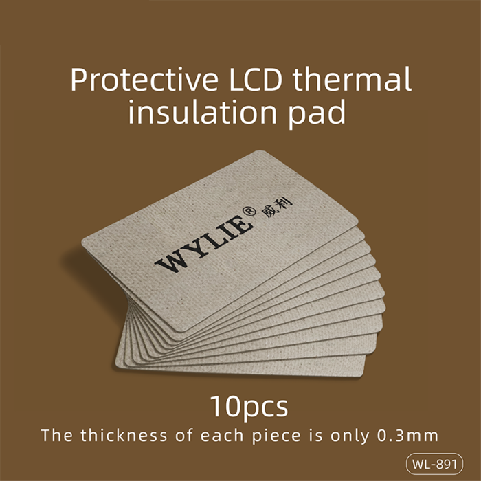 Hộp 10 miếng lót màn hình cách nhiệt WYLIE WL-891 dày 0.3 mm xếp quạt