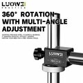 Giá đỡ kính hiển vi LUOWEI LW-GK03 thanh đòn kép dài xoay 360 độ GẮN BÀN