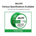 Thiếc hàn cuộn RELIFE HW1 40g 0.3mm