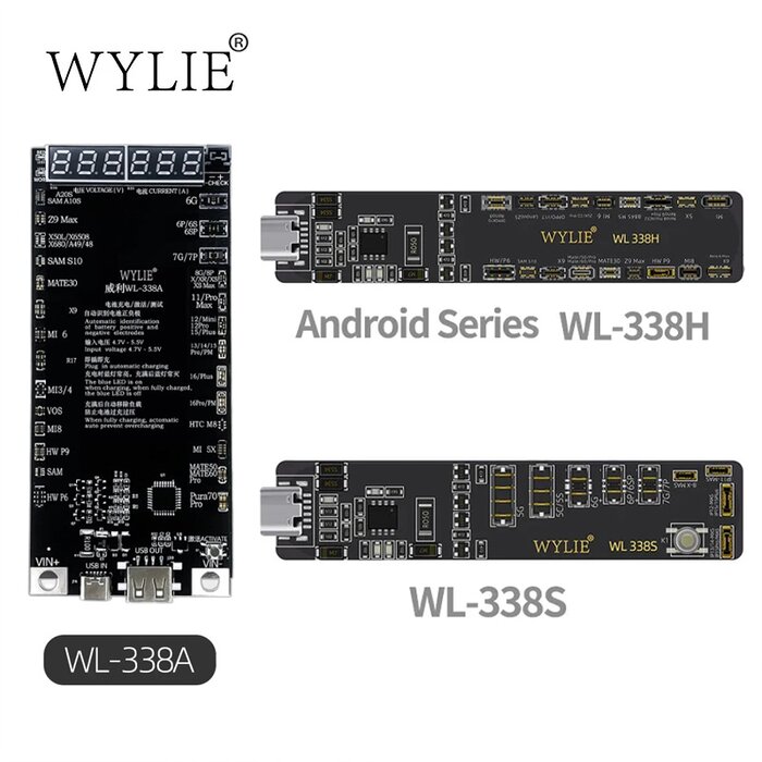 Kích pin WYLIE WL-338 hỗ trợ Android + iPhone 5G-16PM