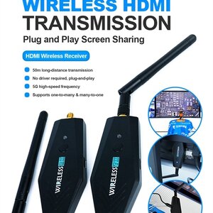 Bộ thu phát tín hiệu HDMI qua Wifi (hỗ trợ 1 đến nhiều và ngược lại)