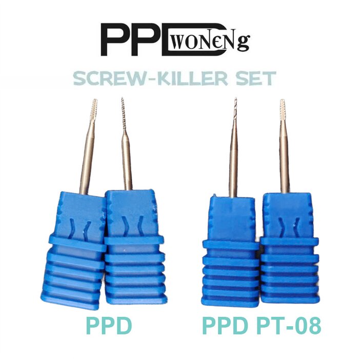 Bộ mũi khoan tháo chân ốc rỉ sét toét đầu PPD