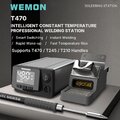 Máy hàn WEMON T470 điều chỉnh nhiệt độ, hiển thị LCD