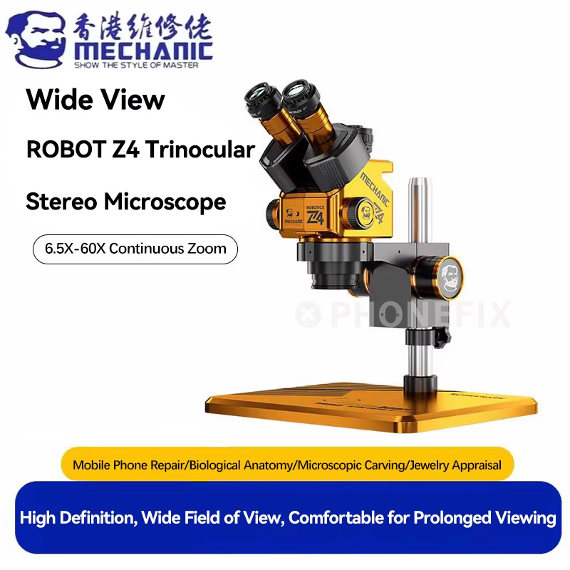Kính hiển vi 3 mắt Mechanic Robotics Z4 tại Hoàng Mai Mobile