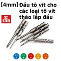 Mũi vít S2 của tô vít đồng lắp được cho tô vít điện