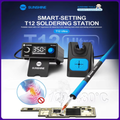 Máy hàn SUNSHINE T12 Ultra dùng mũi T12 với chế độ chờ và ngủ