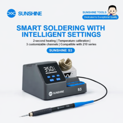 Máy hàn cầm tay SUNSHINE S3 dùng mũi C210 với 3 kênh nhớ