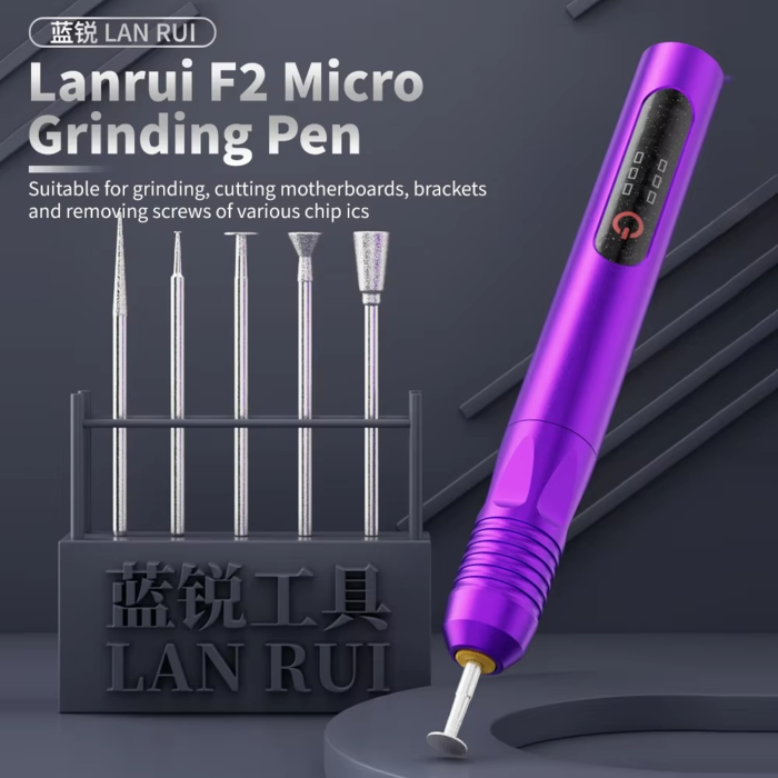 Bộ máy mài Lanrui F2 3 tốc độ 10W kèm 6 đầu