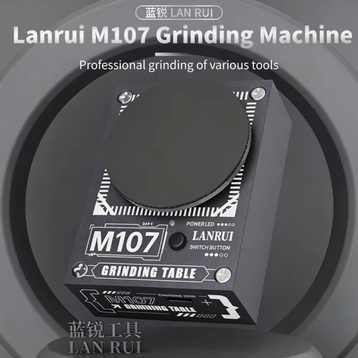 Bộ đĩa mài Lanrui M107 6 tốc độ điều khiển với các tấm mài có độ nhám 400/800/1500/3000