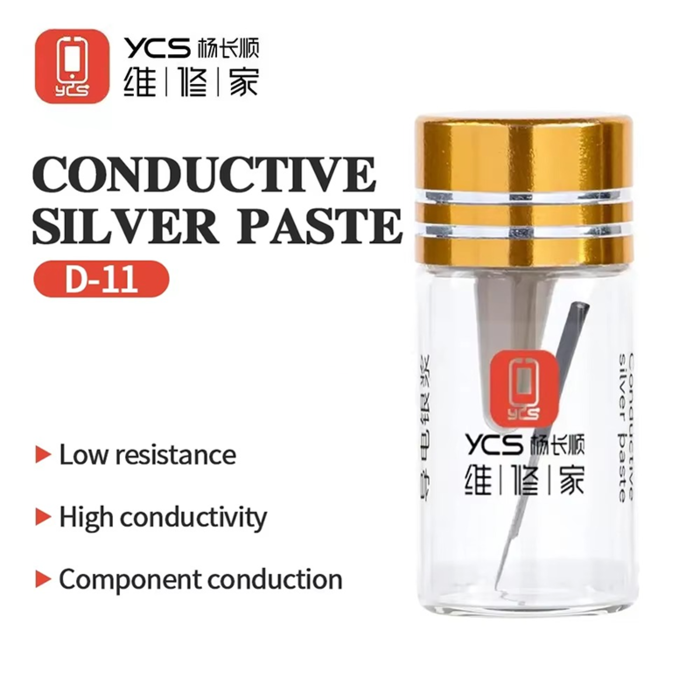 Keo bạc dẫn điện, fix tai thỏ, vẽ mạch sửa chữa màn hình xanh vàng màn hình YCS D11