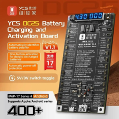 Kích pin YCS DC25 Kích hoạt bằng một nút bấm, công tắc chuyển đổi 5V/9V, hỗ trợ IP6P-17PM, dòng Android