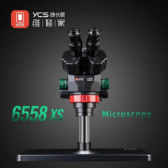 Kính hiển vi 3 mắt YCS 6558XS thị kính WF10X/23mm, Zoom 6.5X-58X (0.5X CTV)