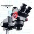 Kính hiển vi 3 mắt YCS 7050X thị kính WF10X/23mm, Zoom 7X-50X