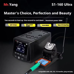 Máy hàn Mr.Yang S1-160 Ultra siêu tốc 180W, hỗ trợ tay cầm C210/C245/C115