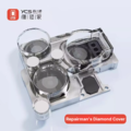 Bộ nắp bảo vệ ống kính camera sau M.Y từ tính chuyên nghiệp, gồm 4 chiếc cho iPhone 6-17 Pro Max.