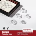 Bộ nắp bảo vệ ống kính camera YCS MY-H03 dành cho điện thoại Android, 5 kích cỡ
