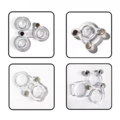 Bộ nắp bảo vệ ống kính camera sau M.Y từ tính chuyên nghiệp, gồm 4 chiếc cho iPhone 6-17 Pro Max.