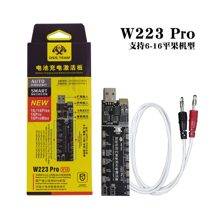 Kích pin iPhone & Android OSSTEAM W223 Pro V10 (iPhone 6 đến 17PM)