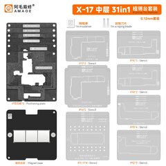 Bộ làm chân viền AMAOE iPhone X đến 17 Pro Max (31 in 1)