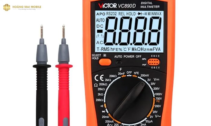 Giới thiệu chi tiết đồng hồ vạn năng Victor VC890+