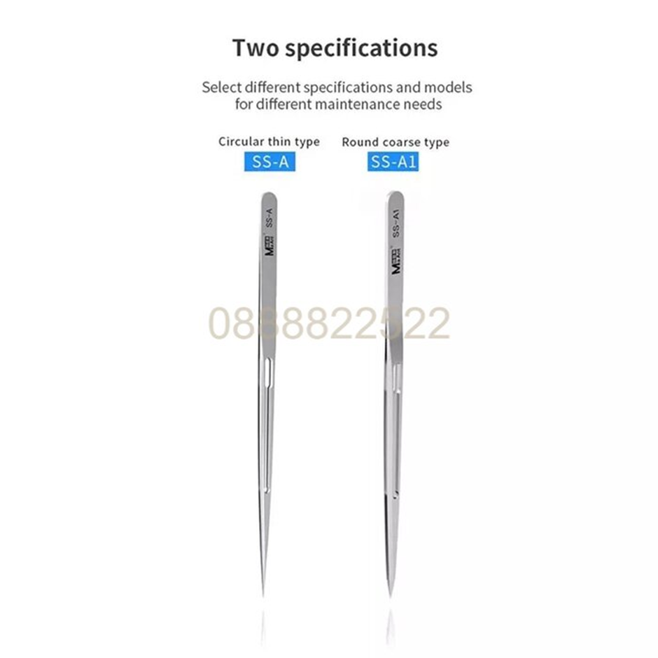 Panh Nhíp SS-A1 với thiết kế không từ tính, đầu nhíp siêu mỏng