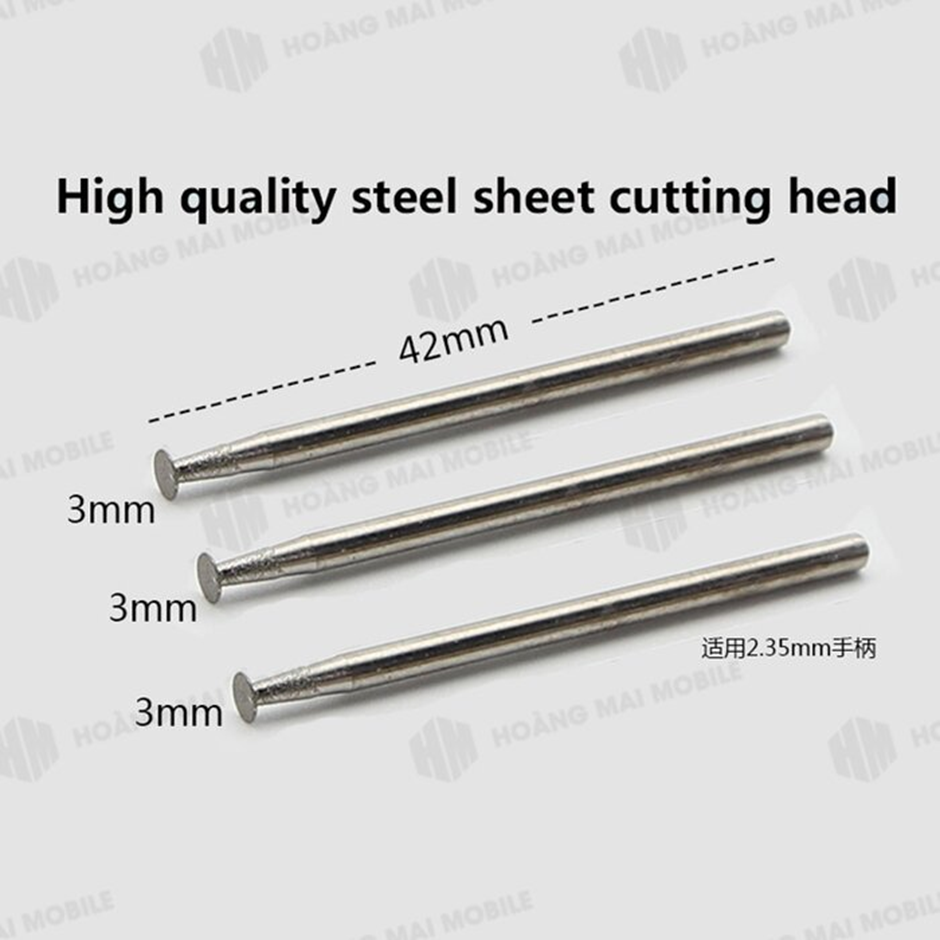 Mũi mài đầu cắt máy mài bút trục 2.35mm đường kính 3-8mm loại xịn