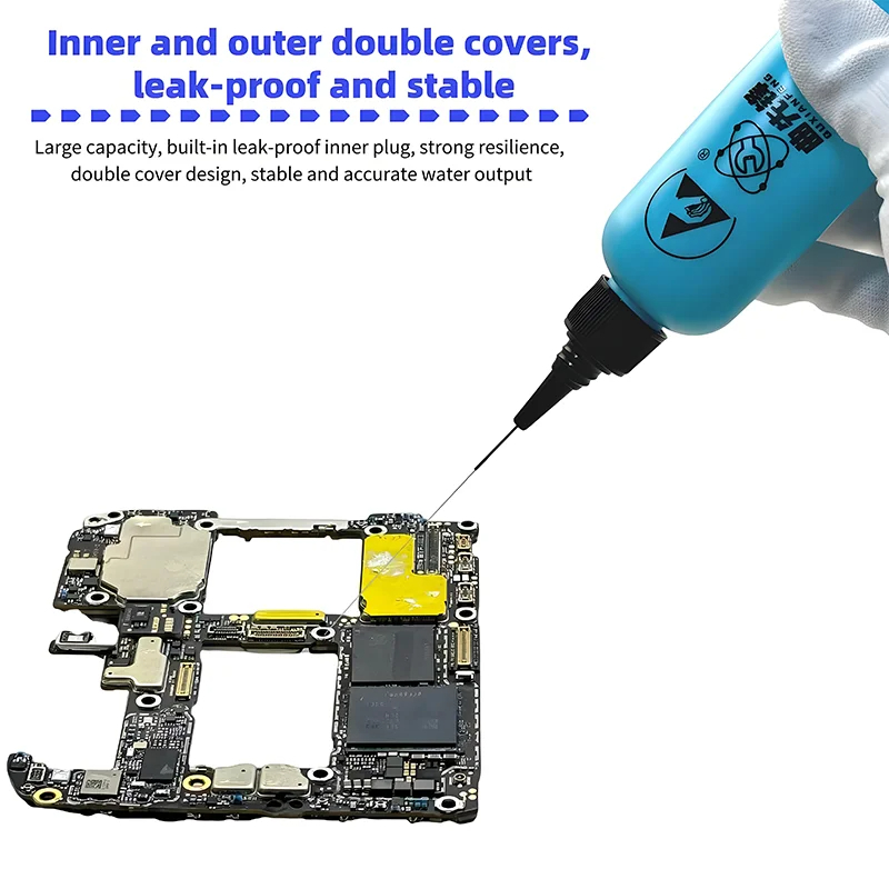 Lọ đựng dung dịch PPD ESD FASE 100ml được sử dụng trong sửa chữa điện thoại