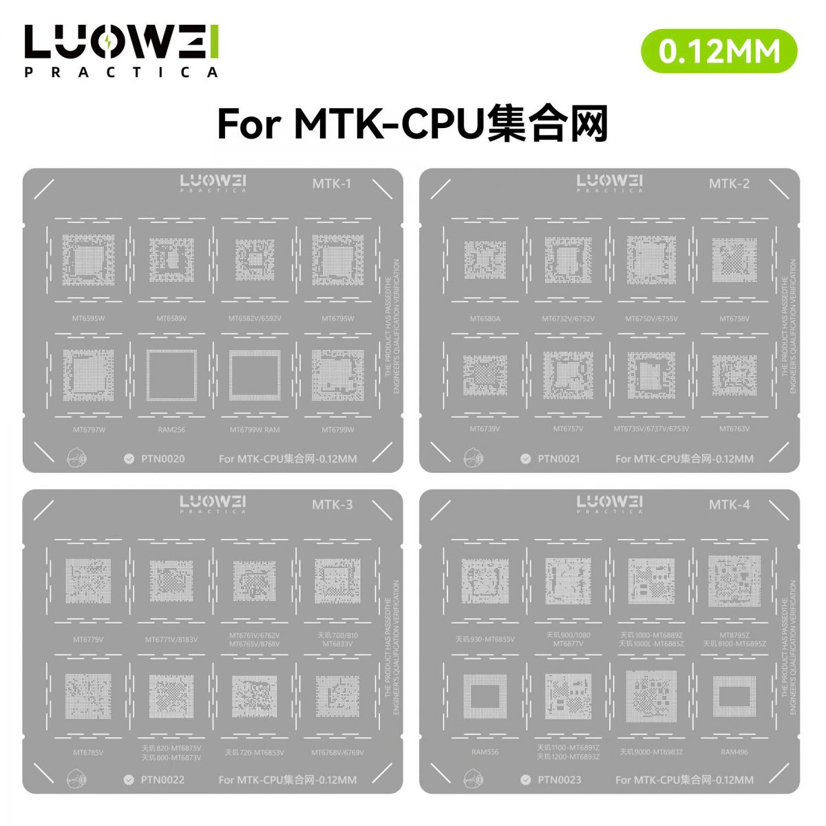 Vỉ LUOWEI CPU Mediatek - Sản phẩm chất lượng cao cho thợ sửa chữa điện thoại