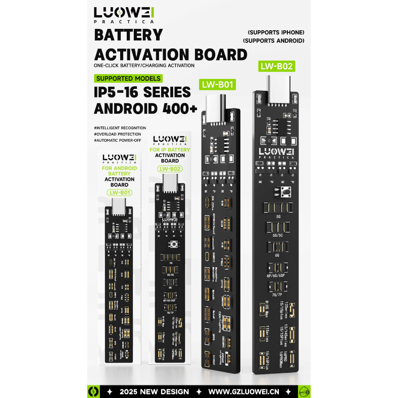 Kích pin mini LUOWEI cho Android và iPhone, sản phẩm chất lượng cao.