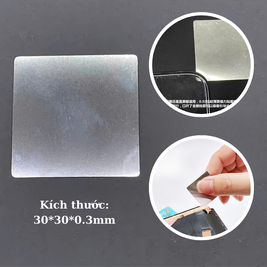 Miếng kim loại tách màn hình, giúp việc sửa chữa điện thoại dễ dàng hơn