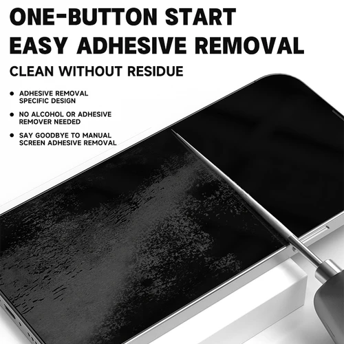 Máy cuốn keo LUOWEI GR-01 trong ứng dụng thực tế sửa chữa điện thoại.