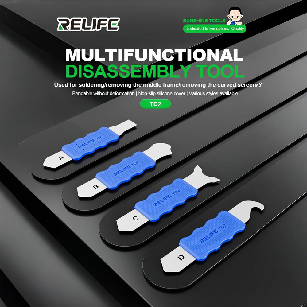 Thanh quệt thiếc RELIFE TD2 - công cụ tháo lắp điện thoại chất lượng cao