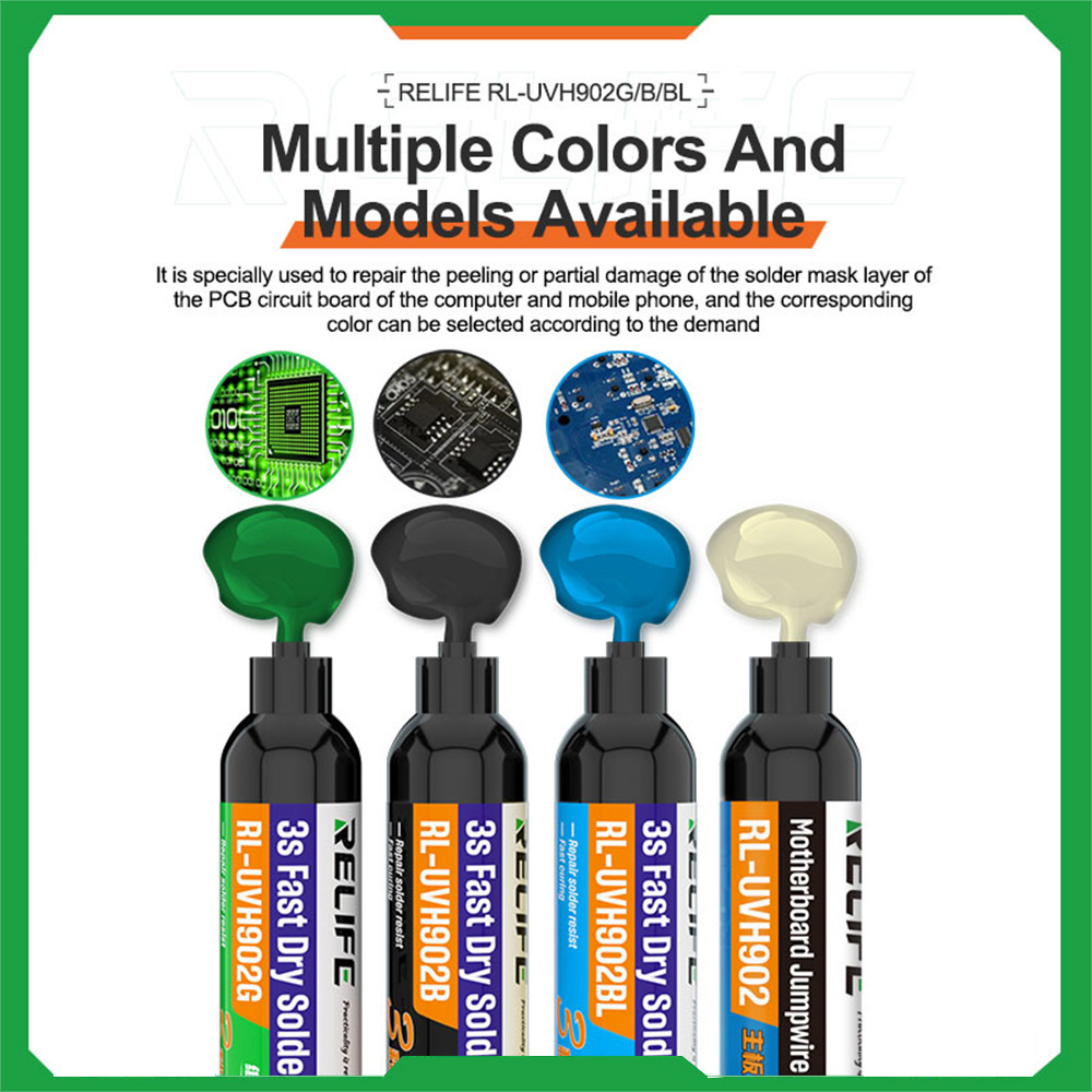 Keo UV RELIFE RL-UVH902 - sản phẩm keo sửa chữa điện thoại hiệu quả, nhanh khô.