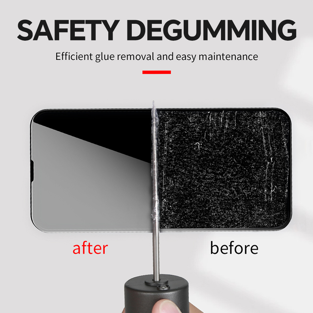 Ứng dụng thực tế của Máy cuốn keo liền trục không dây KAISI 325 trong sửa chữa điện thoại.