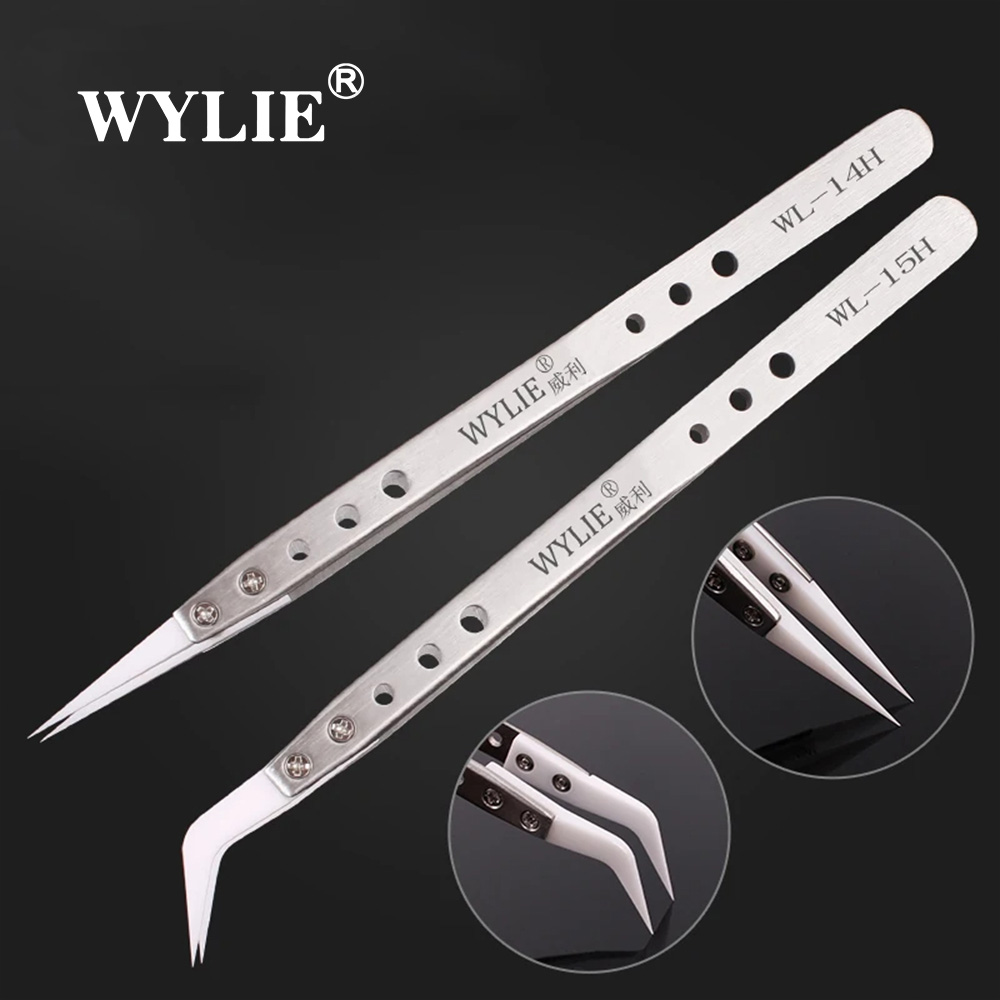 Panh nhíp WYLIE WL-14H và WL-15H với thiết kế chuyên dụng cho công việc sửa chữa điện thoại.