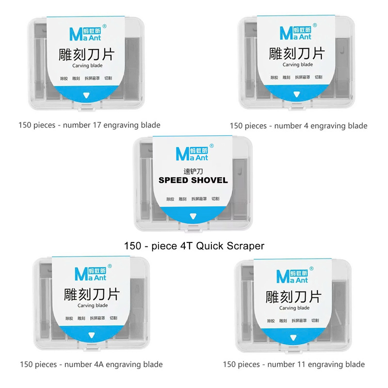Hình ảnh sản phẩm Hộp 150 lưỡi dao cạo keo MaAnt rõ nét để dễ dàng nhận diện