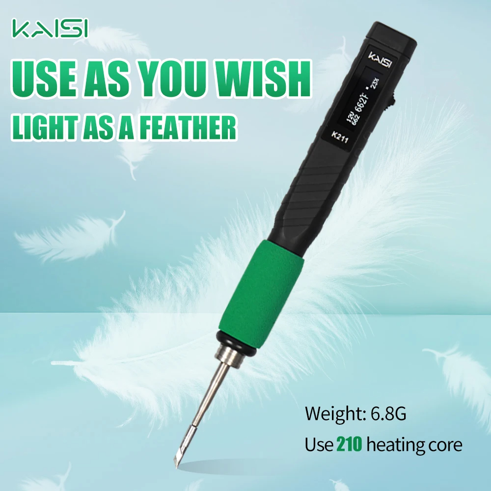 Tay hàn cắm điện Kaisi K211 kèm 3 mũi hàn tiện dụng dành cho chuyên gia sửa chữa.