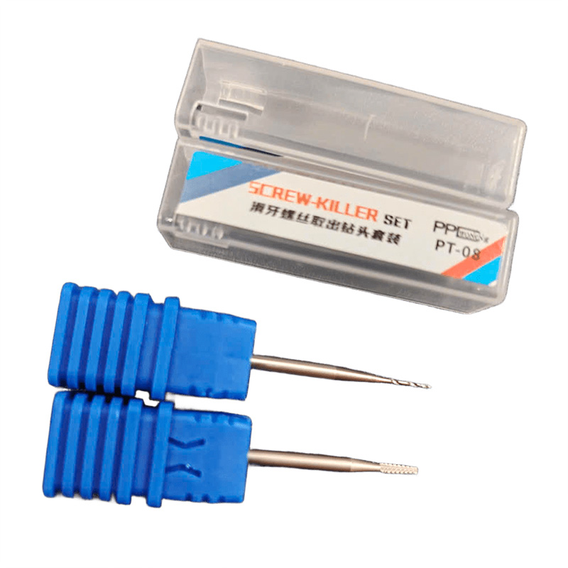 Hình ảnh chi tiết bộ mũi khoan tháo chân ốc rỉ sét PPD PT-08.