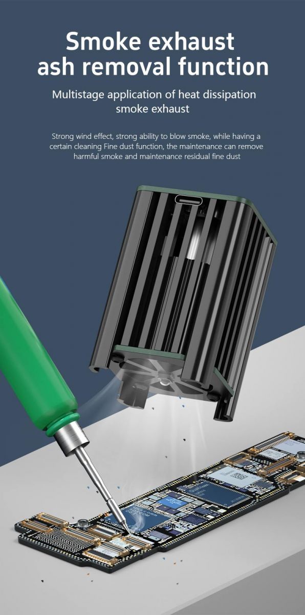 Ứng dụng của đèn UV tích hợp quạt làm mát MAANT MY-01 trong quá trình sửa chữa