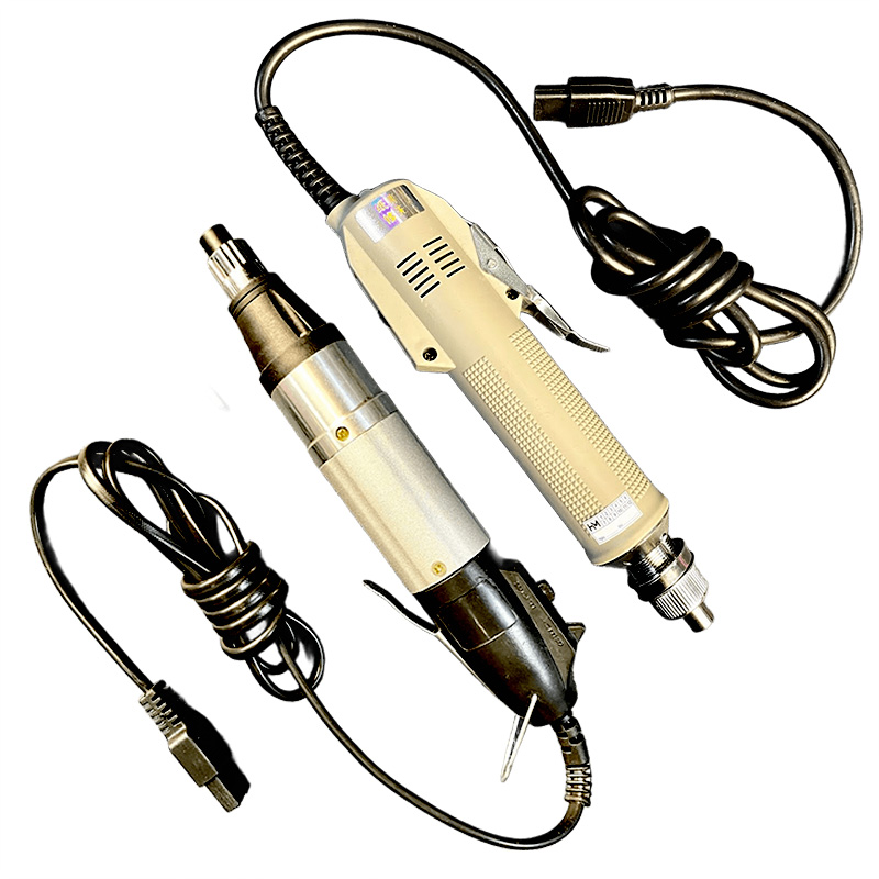 Hình ảnh tổng quan bộ tô vít điện, sẵn sàng cho công việc sửa chữa.