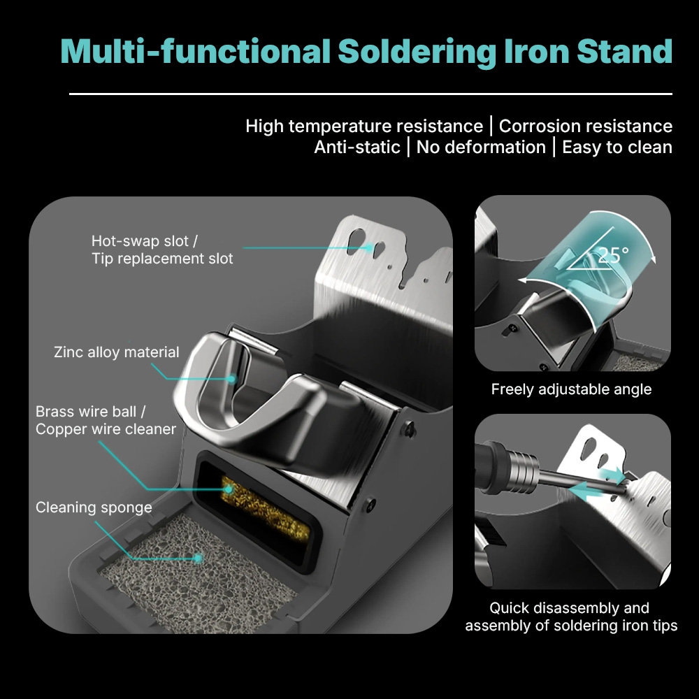 Đế hàn đa năng chống tĩnh điện chịu nhiệt cho máy hàn WEMON T470 thông minh