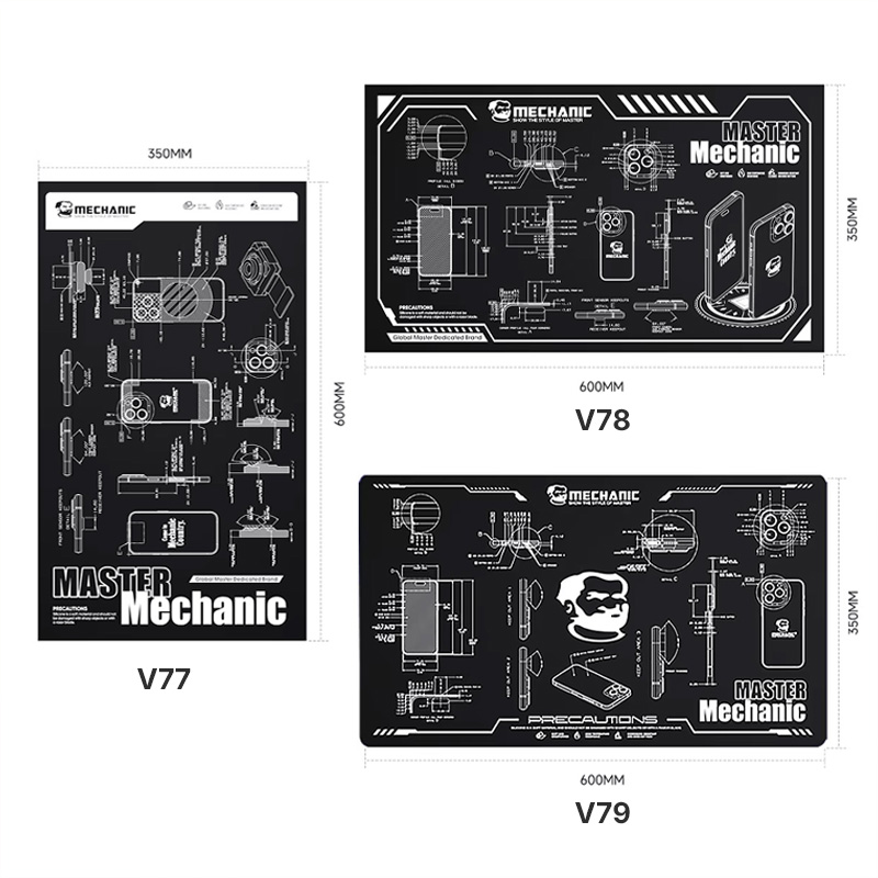 Thảm MECHANIC V77/V78/V79 kích thước lớn, họa tiết chi tiết bo mạch