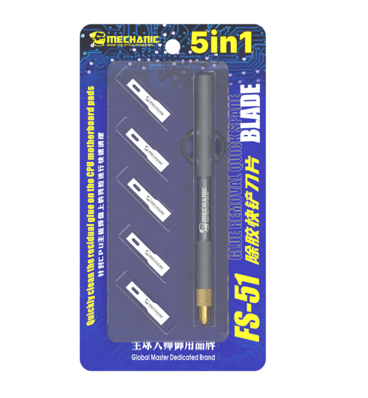 Bộ dao cạo keo MECHANIC FS-51 lưỡi siêu mỏng 0.3mm sắc bén