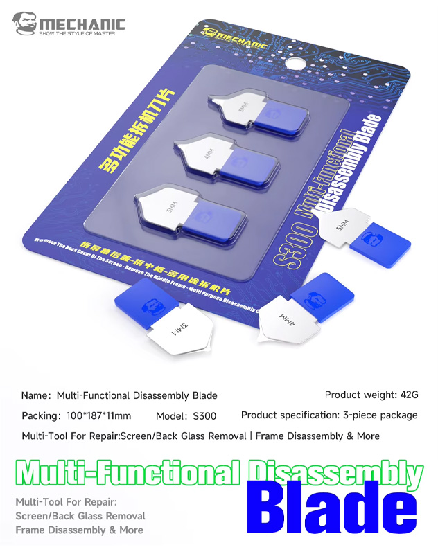 Thông số kỹ thuật của Bộ tách màn 3-in-1 MECHANIC S300