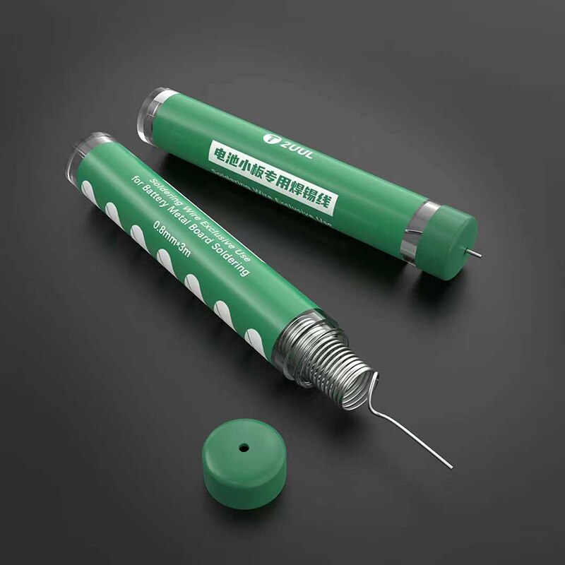 Thiếc hàn Cell pin 2UUL 0.8mm x 3m ống xanh chính hãng